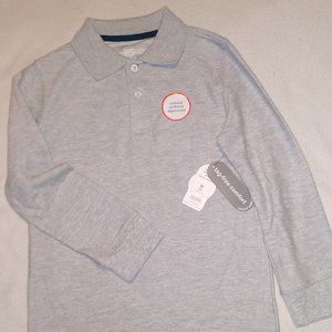 Wonder Nation Boys School Uniform Polo Shirt M 8